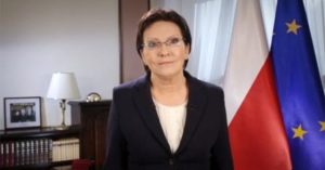 Premier Ewa Kopacz złożyła noworoczne życzenia Polakom